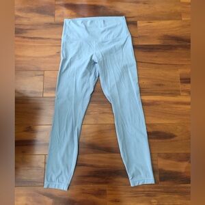 Light blue chambray lululemon align leggings 8